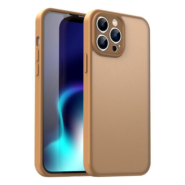 Custodia per telefono Fanying Series con foro per fotocamera di precisione, in PC ibrido TPU traslucido satinato, finitura ibrida TPU traslucida, ibrida in TPU., For iPhone 14 Pro Max, For iPhone 13 Pro Max