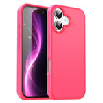Custodia per telefono Fanying Series con foro per fotocamera di precisione, in PC ibrido TPU traslucido satinato, finitura ibrida TPU traslucida, ibrida in TPU., For iPhone 16, For iPhone 15 Pro Max