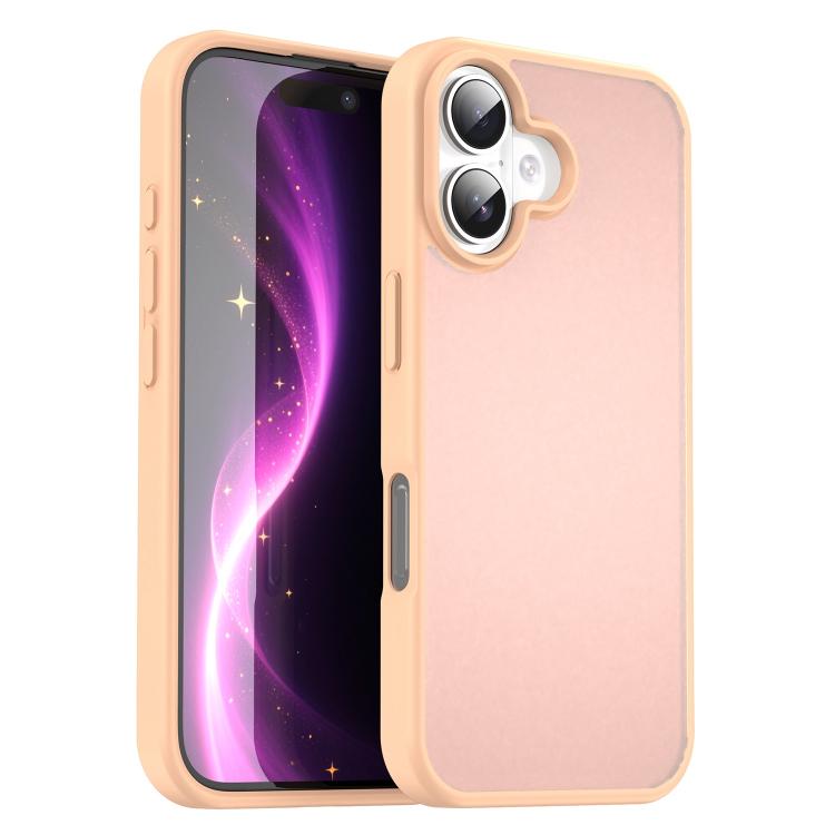 Custodia per telefono Fanying Series con foro per fotocamera di precisione, in PC ibrido TPU traslucido satinato, finitura ibrida TPU traslucida, ibrida in TPU., For iPhone 16, For iPhone 15 Pro Max