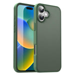 Custodia per telefono Fanying Series con foro per fotocamera di precisione, in PC ibrido TPU traslucido satinato, finitura ibrida TPU traslucida, ibrida in TPU., For iPhone 16 Pro, For iPhone 16 Plus
