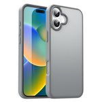Custodia per telefono Fanying Series con foro per fotocamera di precisione, in PC ibrido TPU traslucido satinato, finitura ibrida TPU traslucida, ibrida in TPU., For iPhone 16 Pro, For iPhone 16 Plus