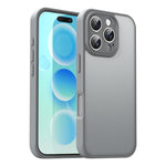 Custodia per telefono Fanying Series con foro per fotocamera di precisione, in PC ibrido TPU traslucido satinato, finitura ibrida TPU traslucida, ibrida in TPU., For iPhone 16 Pro, For iPhone 16 Plus