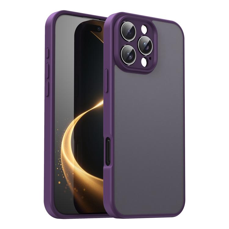 Custodia per telefono Fanying Series con foro per fotocamera di precisione, in PC ibrido TPU traslucido satinato, finitura ibrida TPU traslucida, ibrida in TPU., For iPhone Air, For iPhone 16 Pro Max