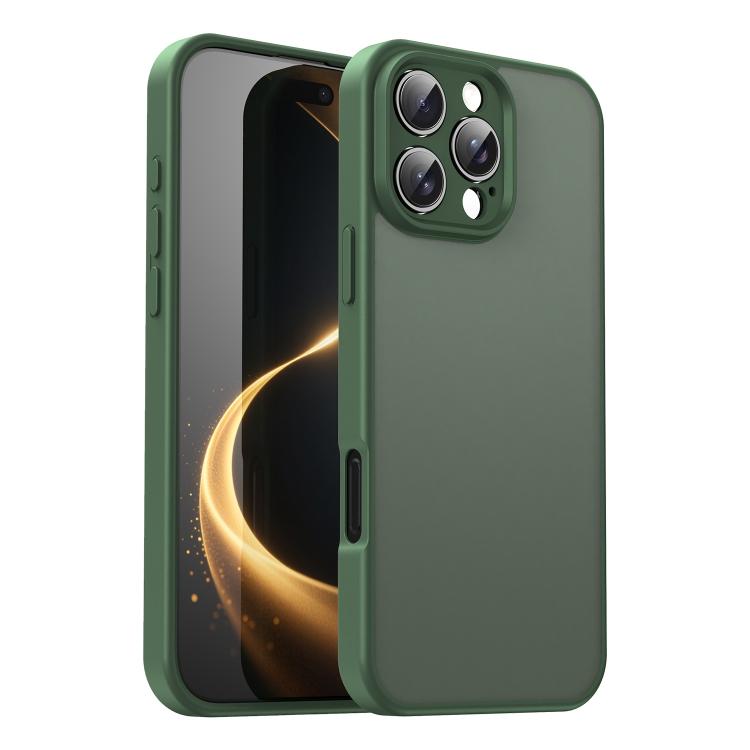 Custodia per telefono Fanying Series con foro per fotocamera di precisione, in PC ibrido TPU traslucido satinato, finitura ibrida TPU traslucida, ibrida in TPU., For iPhone Air, For iPhone 16 Pro Max