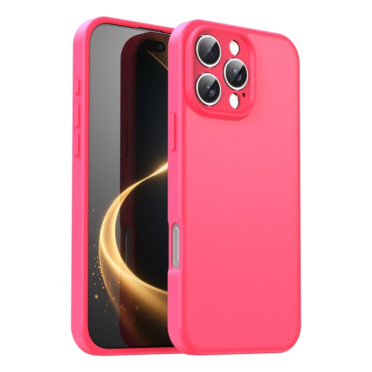 Custodia per telefono Fanying Series con foro per fotocamera di precisione, in PC ibrido TPU traslucido satinato, finitura ibrida TPU traslucida, ibrida in TPU., For iPhone Air, For iPhone 16 Pro Max