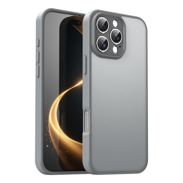 Custodia per telefono Fanying Series con foro per fotocamera di precisione, in PC ibrido TPU traslucido satinato, finitura ibrida TPU traslucida, ibrida in TPU., For iPhone Air, For iPhone 16 Pro Max