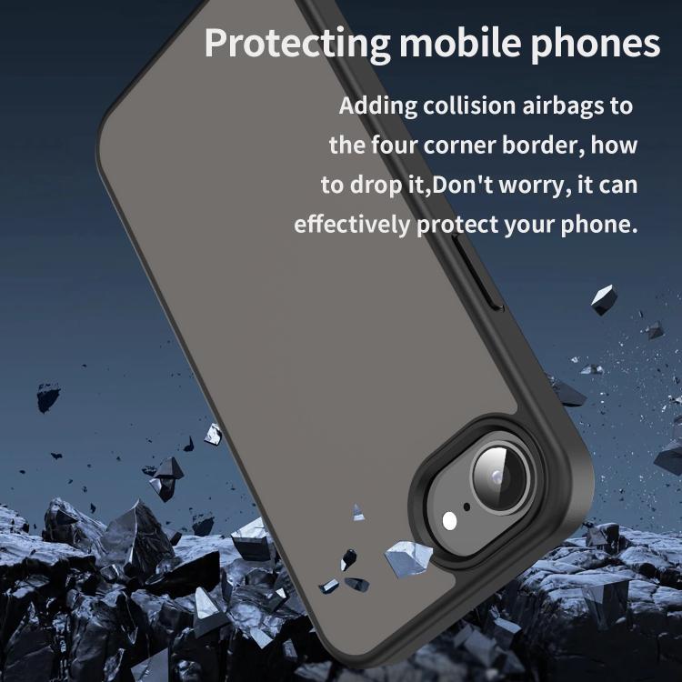 Custodia per telefono Fanying Series con foro per fotocamera di precisione, in PC ibrido TPU traslucido satinato, finitura ibrida TPU traslucida, ibrida in TPU., For iPhone 16e / 17e, For iPhone 17 Pro Max