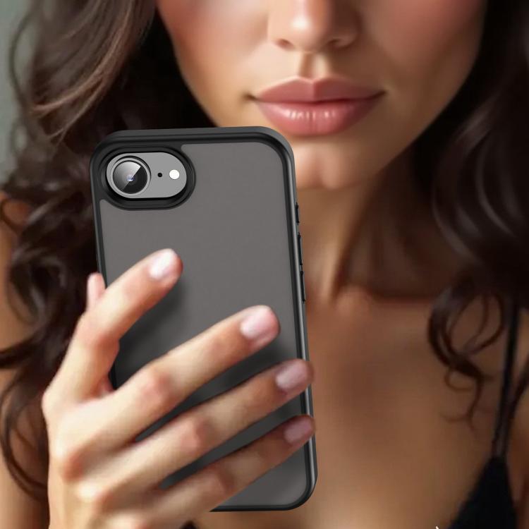 Custodia per telefono Fanying Series con foro per fotocamera di precisione, in PC ibrido TPU traslucido satinato, finitura ibrida TPU traslucida, ibrida in TPU., For iPhone 16e / 17e, For iPhone 17 Pro Max