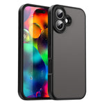 Custodia per telefono Fanying Series con foro per fotocamera di precisione, in PC ibrido TPU traslucido satinato, finitura ibrida TPU traslucida, ibrida in TPU., For iPhone 17 Pro, For iPhone 17