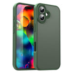Custodia per telefono Fanying Series con foro per fotocamera di precisione, in PC ibrido TPU traslucido satinato, finitura ibrida TPU traslucida, ibrida in TPU., For iPhone 17 Pro, For iPhone 17