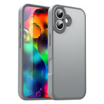 Custodia per telefono Fanying Series con foro per fotocamera di precisione, in PC ibrido TPU traslucido satinato, finitura ibrida TPU traslucida, ibrida in TPU., For iPhone 17 Pro, For iPhone 17