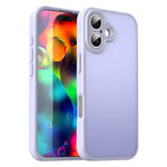 Custodia per telefono Fanying Series con foro per fotocamera di precisione, in PC ibrido TPU traslucido satinato, finitura ibrida TPU traslucida, ibrida in TPU., For iPhone 17 Pro, For iPhone 17