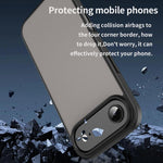 Custodia per telefono Fanying Series con foro per fotocamera di precisione, in PC ibrido TPU traslucido satinato, finitura ibrida TPU traslucida, ibrida in TPU., For iPhone Air, For iPhone 16 Pro Max