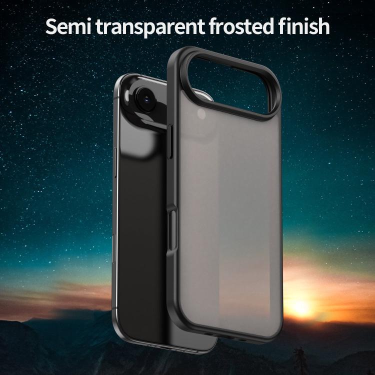Custodia per telefono Fanying Series con foro per fotocamera di precisione, in PC ibrido TPU traslucido satinato, finitura ibrida TPU traslucida, ibrida in TPU., For iPhone Air, For iPhone 16 Pro Max
