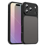 Custodia per telefono Fanying Series con foro per fotocamera di precisione, in PC ibrido TPU traslucido satinato, finitura ibrida TPU traslucida, ibrida in TPU., For iPhone 17 Pro, For iPhone 17
