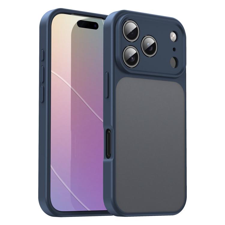 Custodia per telefono Fanying Series con foro per fotocamera di precisione, in PC ibrido TPU traslucido satinato, finitura ibrida TPU traslucida, ibrida in TPU., For iPhone 17 Pro, For iPhone 17