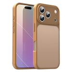 Custodia per telefono Fanying Series con foro per fotocamera di precisione, in PC ibrido TPU traslucido satinato, finitura ibrida TPU traslucida, ibrida in TPU., For iPhone 17 Pro, For iPhone 17