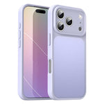 Custodia per telefono Fanying Series con foro per fotocamera di precisione, in PC ibrido TPU traslucido satinato, finitura ibrida TPU traslucida, ibrida in TPU., For iPhone 17 Pro, For iPhone 17