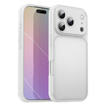 Custodia per telefono Fanying Series con foro per fotocamera di precisione, in PC ibrido TPU traslucido satinato, finitura ibrida TPU traslucida, ibrida in TPU., For iPhone 17 Pro, For iPhone 17