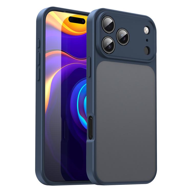 Custodia per telefono Fanying Series con foro per fotocamera di precisione, in PC ibrido TPU traslucido satinato, finitura ibrida TPU traslucida, ibrida in TPU., For iPhone 18 Pro, For iPhone 18 Pro Max