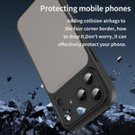 Custodia per telefono Fanying Series con foro per fotocamera di precisione, in PC ibrido TPU traslucido satinato, finitura ibrida TPU traslucida, ibrida in TPU., For iPhone 18 Pro, For iPhone 18 Pro Max