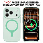 Si trasforma in una custodia magnetica per telefono in silicone liquido serie 17, For iPhone 17 Pro Max, For iPhone 17 Pro, For iPhone 17
