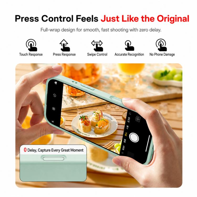 Si trasforma in una custodia magnetica per telefono in silicone liquido serie 17, For iPhone 17 Pro Max, For iPhone 17 Pro, For iPhone 17