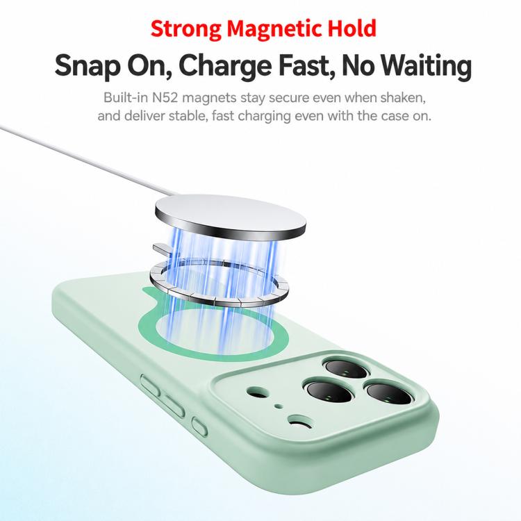 Si trasforma in una custodia magnetica per telefono in silicone liquido serie 17, For iPhone 17 Pro Max, For iPhone 17 Pro, For iPhone 17