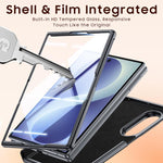 Custodia protettiva per telefono con cerniera e texture effetto pelle di pecora, For Galaxy Z Fold8 5G