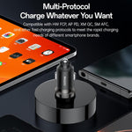 Caricabatterie da auto mini Yesido Y74 PD30W con porta USB-C/Type-C singola., Y74
