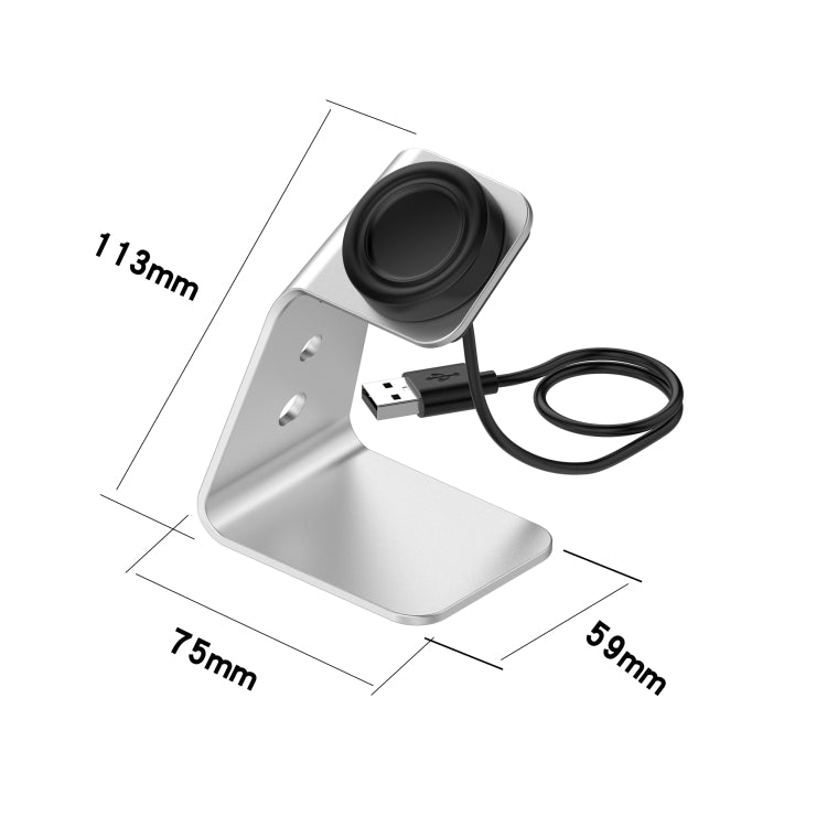 Per Samsung R500 / Galaxy Watch 3 Supporto per caricabatterie magnetico universale in lega di alluminio con protezione chip, supporto ricarica rapida, For Samsung R500