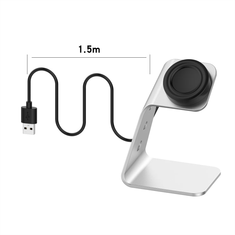Per Samsung R500 / Galaxy Watch 3 Supporto per caricabatterie magnetico universale in lega di alluminio con protezione chip, supporto ricarica rapida, For Samsung R500
