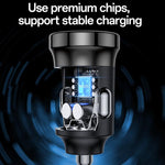 Caricabatterie da auto Yesido Y72 da 30 W con doppia porta USB-A e Type-C e cavo da Type-C a Type-C., Y72