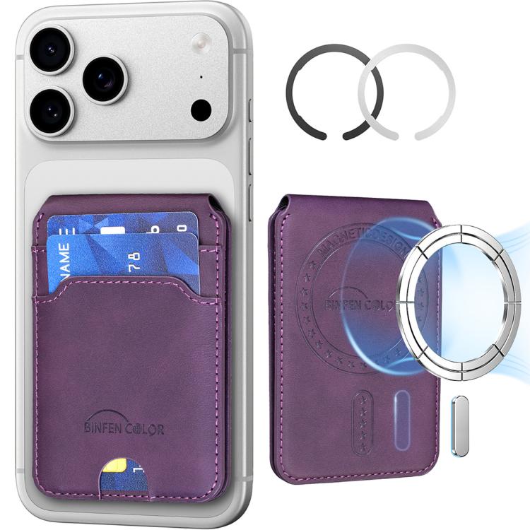 Borsa porta carte in pelle magnetica RFID verticale con cerniera in metallo BFK41