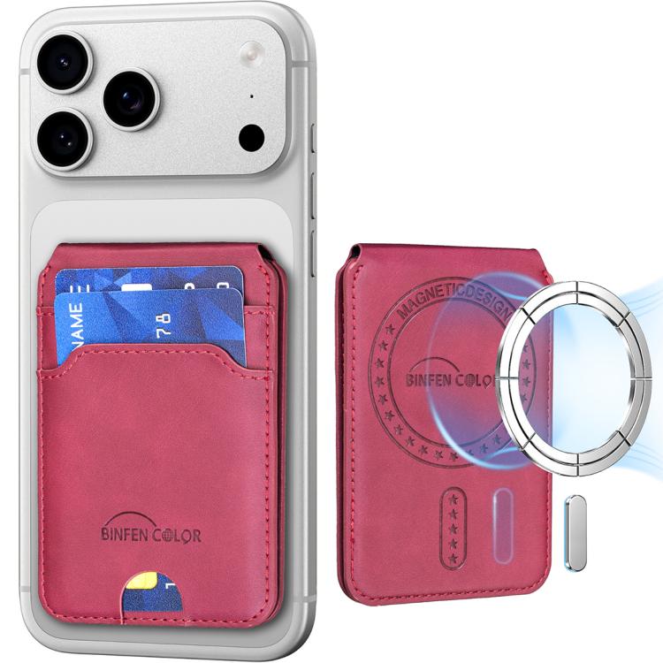 Borsa porta carte in pelle magnetica RFID verticale con cerniera in metallo BFK41