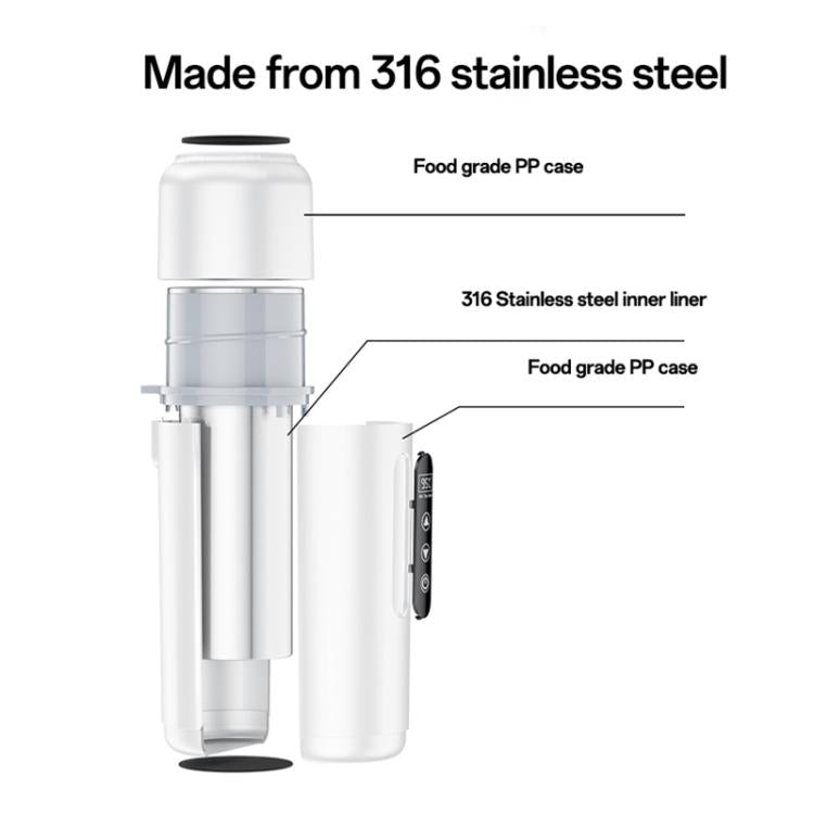 Tazza elettrica riscaldante Yesido VC20 da 500 ml, ideale per auto smart.