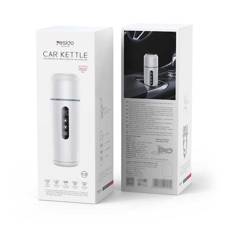 Tazza elettrica riscaldante Yesido VC20 da 500 ml, ideale per auto smart.