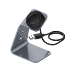 Per Samsung R800 / Galaxy Watch Supporto per caricabatterie magnetico universale in lega di alluminio con protezione chip, supporto ricarica rapida, For Samsung R800