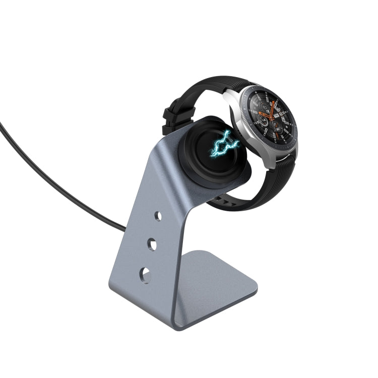 Per Samsung R800 / Galaxy Watch Supporto per caricabatterie magnetico universale in lega di alluminio con protezione chip, supporto ricarica rapida, For Samsung R800