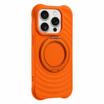 Custodia per telefono in silicone con supporto magnetico girevole a 360 gradi e texture a onde d'acqua., For iPhone 14 Pro, For iPhone 14 Pro Max, For iPhone 13 Pro Max