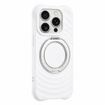 Custodia per telefono in silicone con supporto magnetico girevole a 360 gradi e texture a onde d'acqua., For iPhone 13 Pro