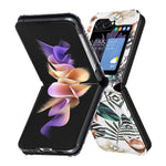 Custodia per telefono in pelle con disegno colorato, For Galaxy Z Flip8 5G