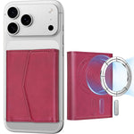 BFK50 Portacarte orizzontale magnetico in ecopelle