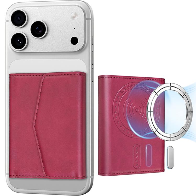 BFK50 Portacarte orizzontale magnetico in ecopelle