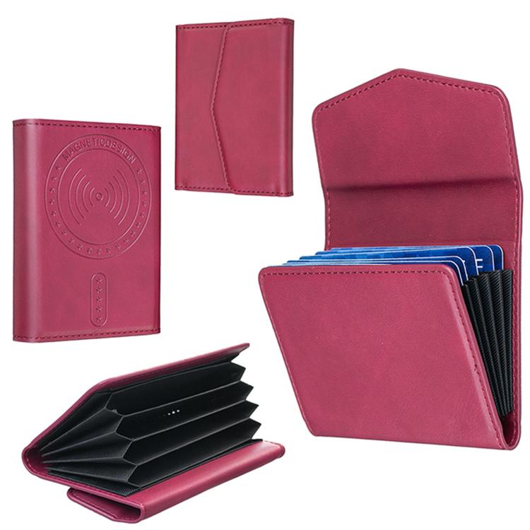 BFK50 Portacarte orizzontale magnetico in ecopelle