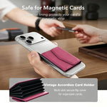 BFK50 Portacarte orizzontale magnetico in ecopelle