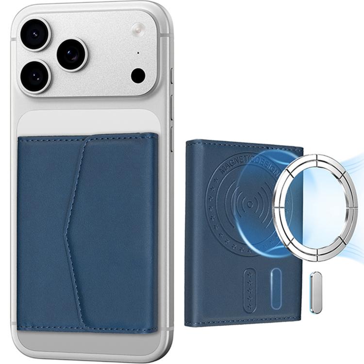 BFK50 Portacarte orizzontale magnetico in ecopelle