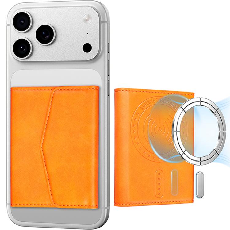 BFK50 Portacarte orizzontale magnetico in ecopelle