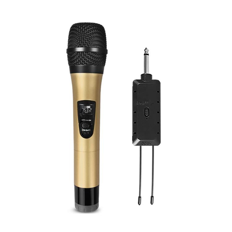 Microfono palmare wireless VHF 2 in 1 E8 con riduzione rumore