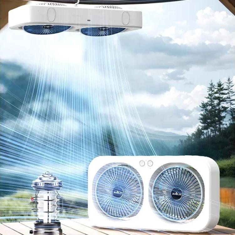 Ventilatore da tavolo a doppia testa F8 per la circolazione dell'aria